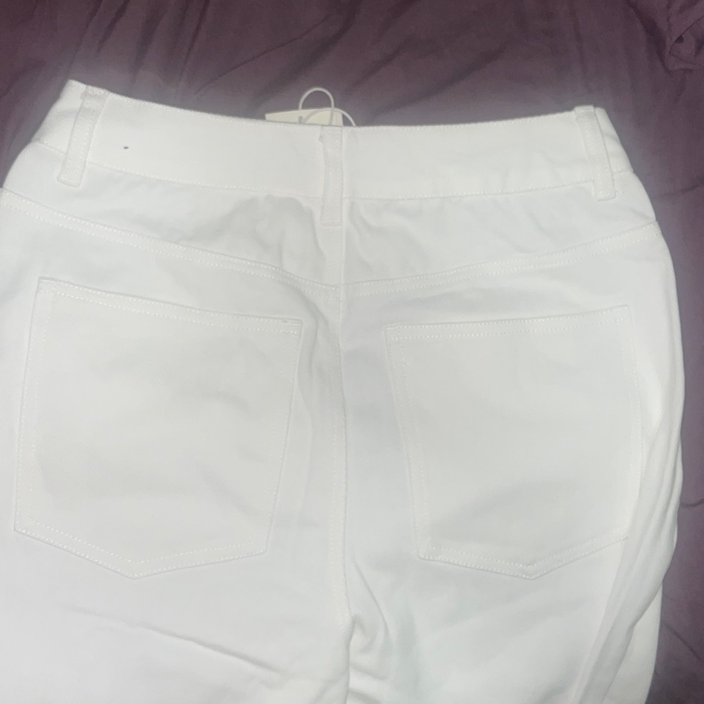 Peppermayo Exclusive - Back Again Straight Leg Denim Jeans - White - Picture 7 of 10